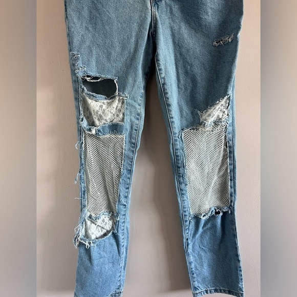 The Ragged Priest | White Fishnet Jeans - Picture 5 of 11